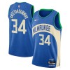 Maillot Homme Milwaukee Bucks Giannis Antetokounmpo 2023-24 Nike City Edition Royal Swingman Maillot Homme Milwaukee Bucks Giannis Antetokounmpo 2023-24 Nike City Edition Royal Swingman